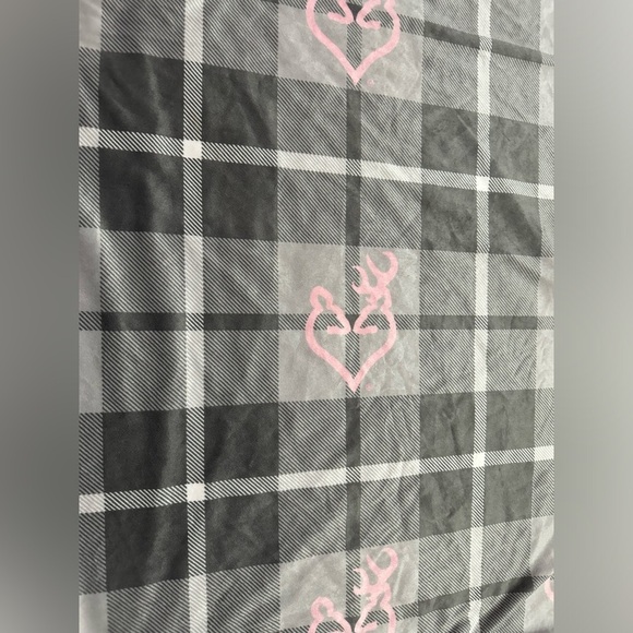 Girls pink and gray browning blanket - Picture 4 of 5